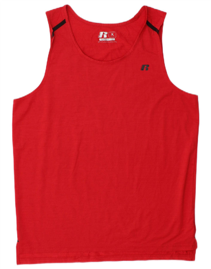 RUSSELL ATHLETIC Herre Dri-Power Vest Top Medium Rød Polyester