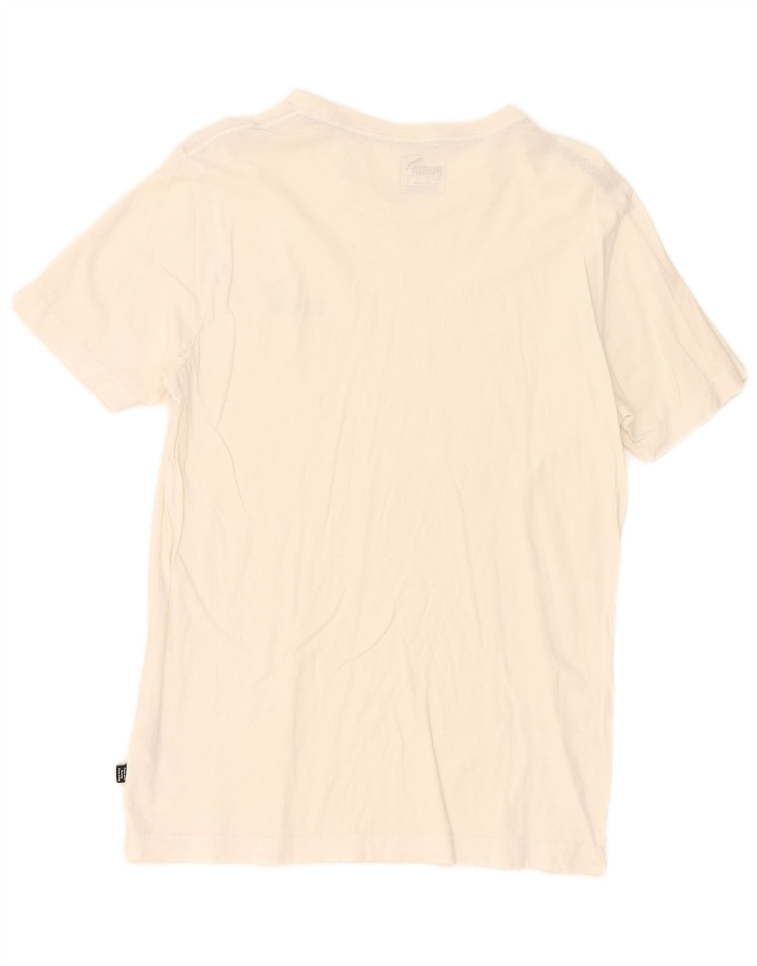 Puma herre T-shirt top lille hvid bomuld