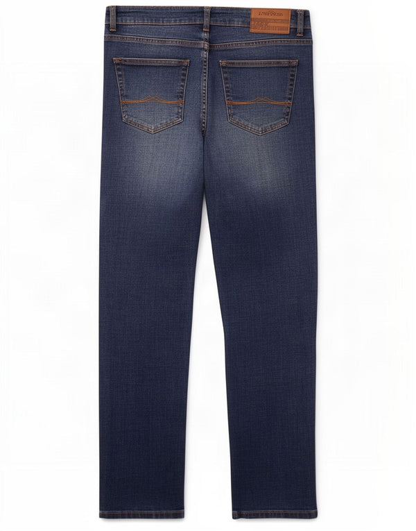 Jack Wills Herre Slim Jeans W34 L31 Marineblå Bomuld