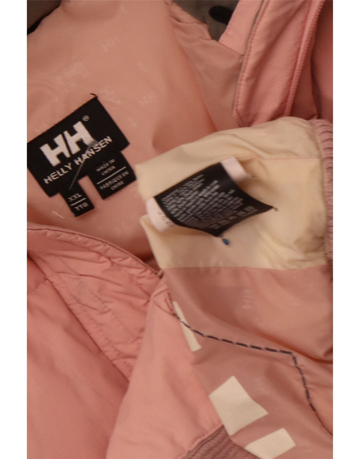 Helly Hansen Dame Hætte Polstret Jakke UK 44 2XL Pink Nylon
