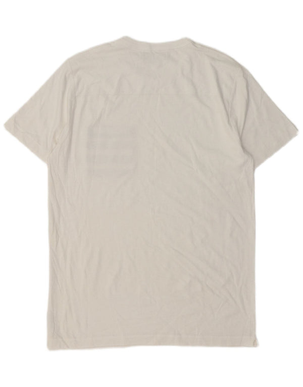 French Connection Herre T-shirt Top Medium White Colourblock