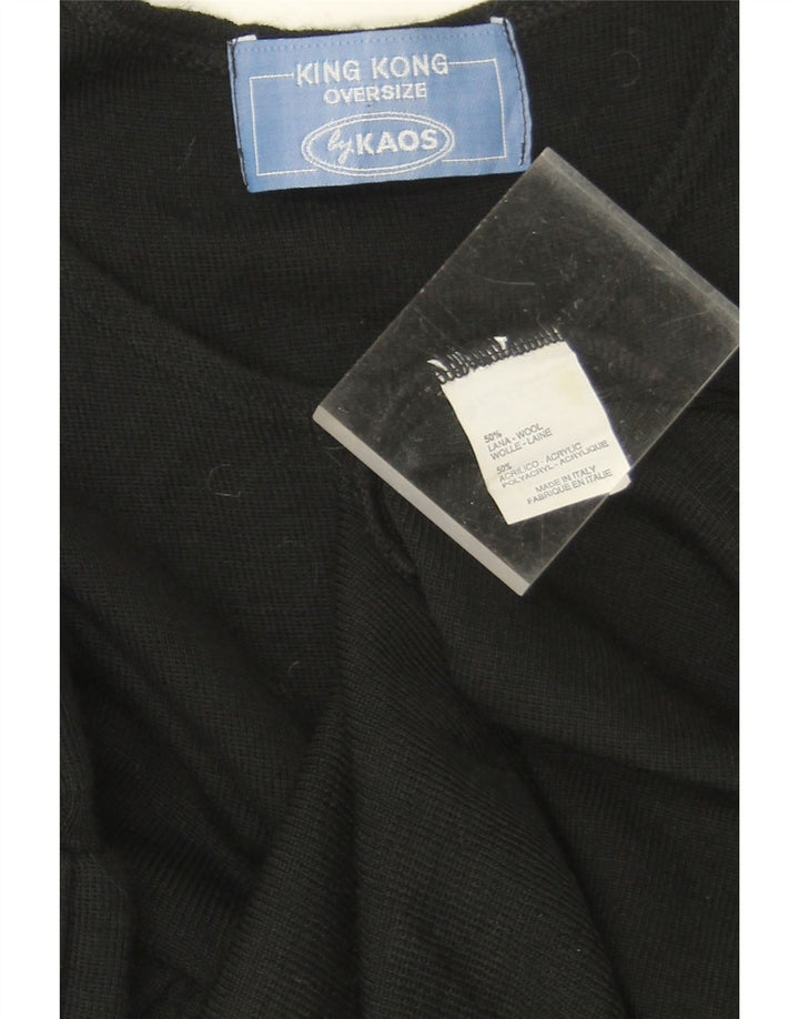 Kaos Dame Ærmeløs Basic Kjole One Size Sort Uld