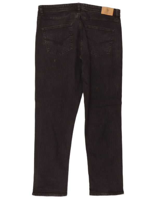 U.S. Polo Assn. Herre Classic Fit Straight Jeans W36 L31 Grå Bomuld