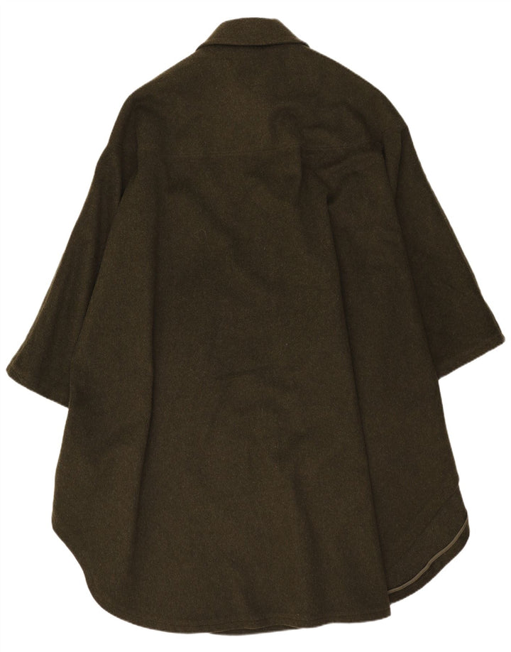 Weyrer Herre Cape Coat One Size Khaki Wool