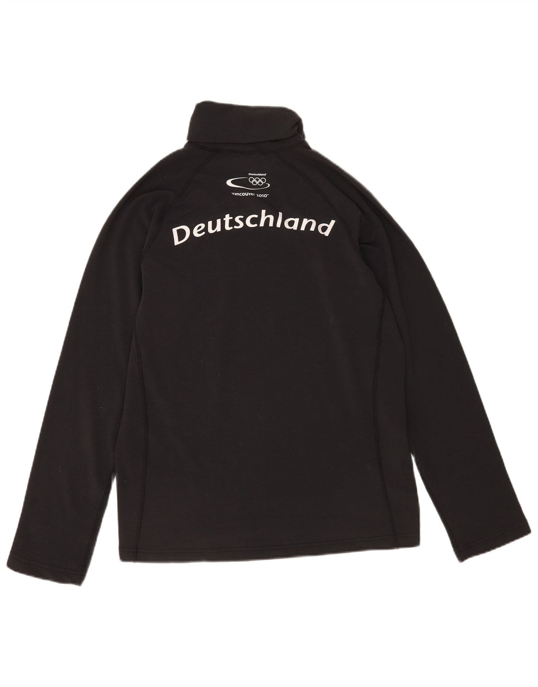 Adidas Herre Grafisk Top Langærmet UK 34/36 Small Black Polyester