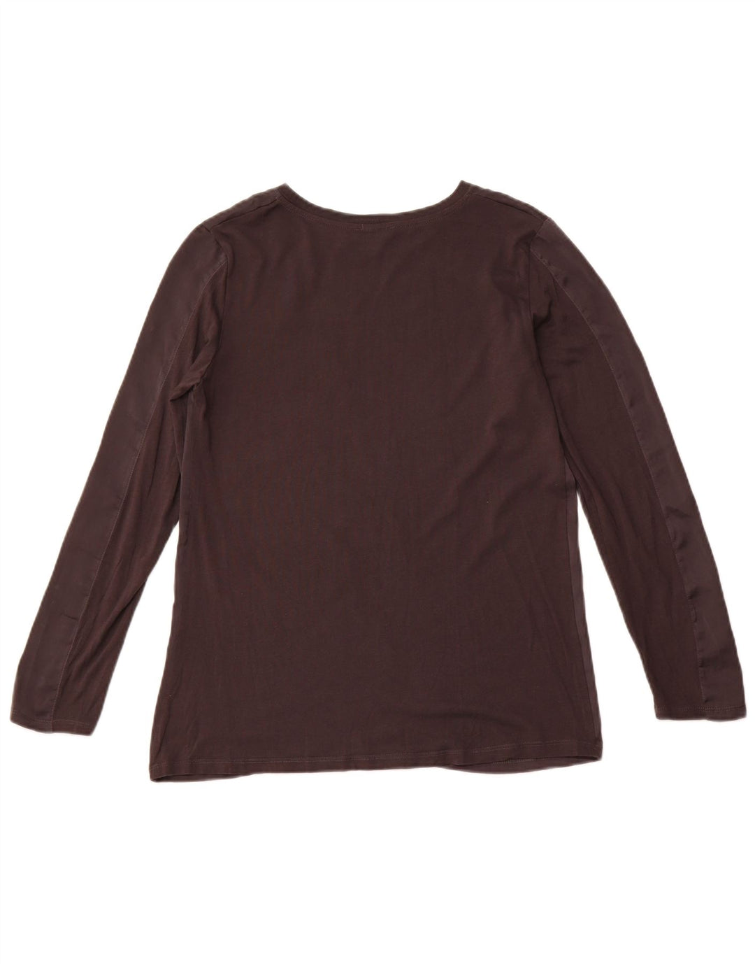 ZARA Dame Top Langærmet UK 12 Medium Sort Syntetisk