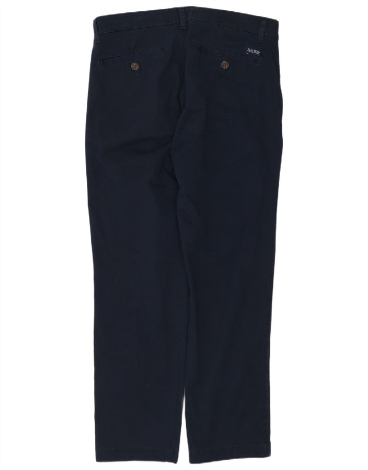 JACK WILLS Herre Pegged Chino Bukser W32 L29 Marineblå Bomuld