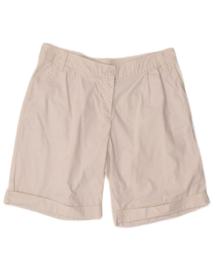Fred Perry Chino Shorts til kvinder IT 44 Medium W30 Hvid Bomuld