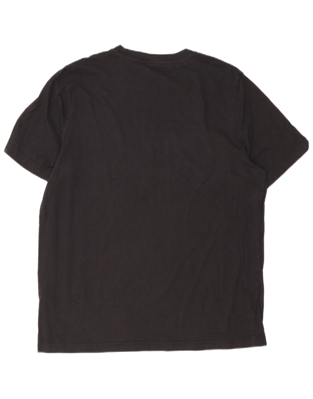 Puma Herre Grafisk T-Shirt Top Stor Sort Bomuld