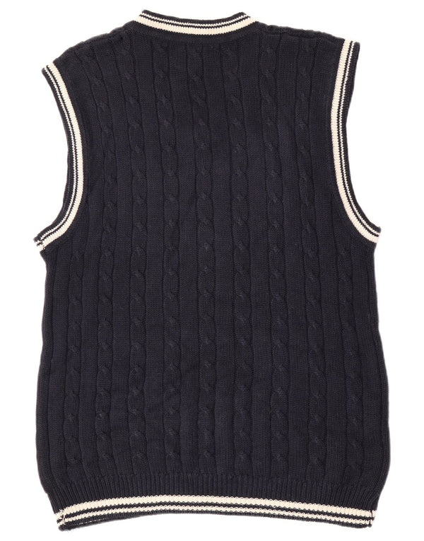 L.O.G.G Herrevest Tank Top Medium Navy Blue Ramie
