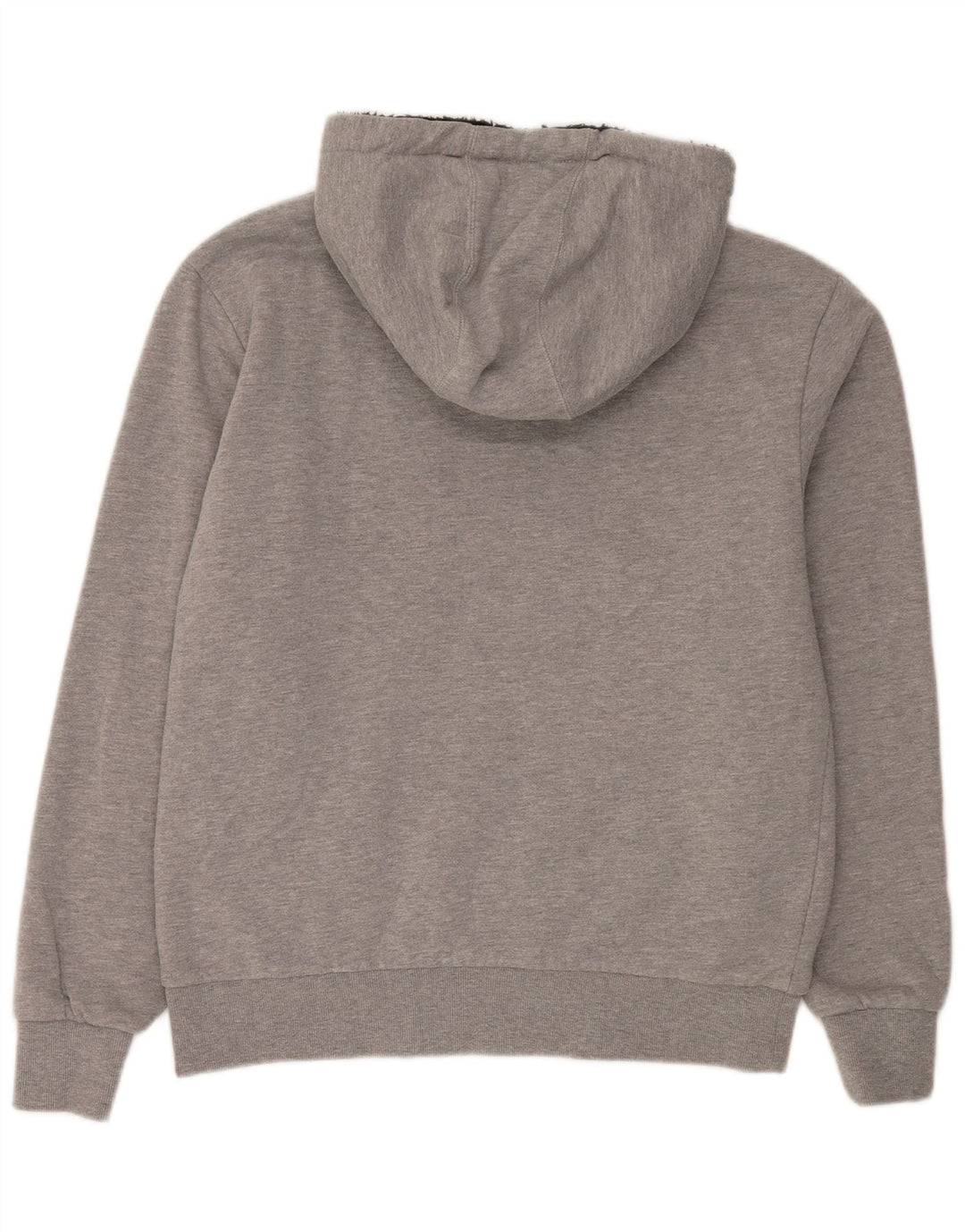 Saltrock Herre Devon Graphic Sherpa Hættetrøje Sweater med lynlås Medium Grå Retro