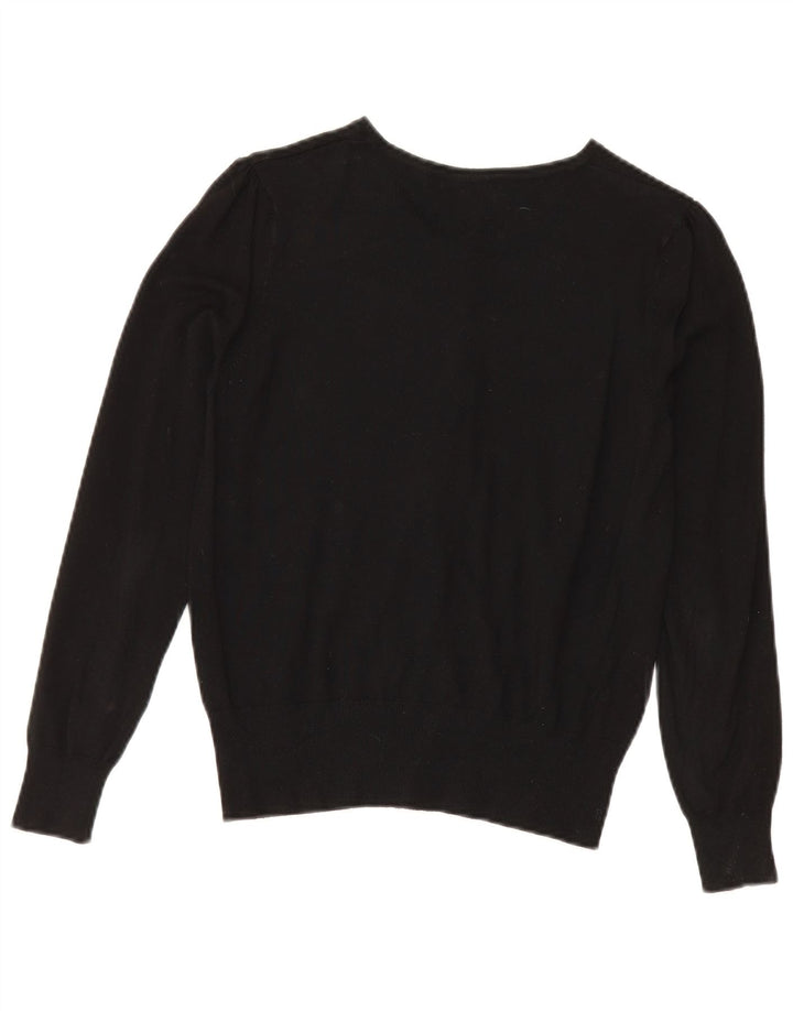 Marks & Spencer Dame Cardigan Sweater UK 10 Small Black
