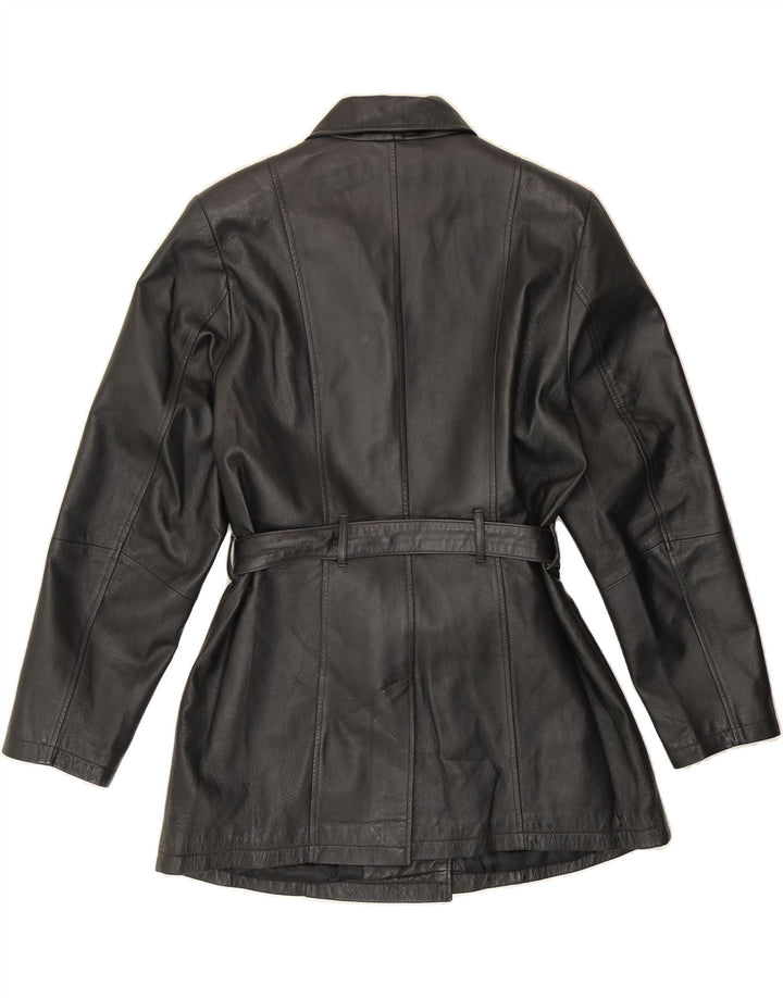 CANDA Womens Leather Jacket IT 46 Large Black Leather Vintage Canda and Second-Hand Canda from Messina Hembry 