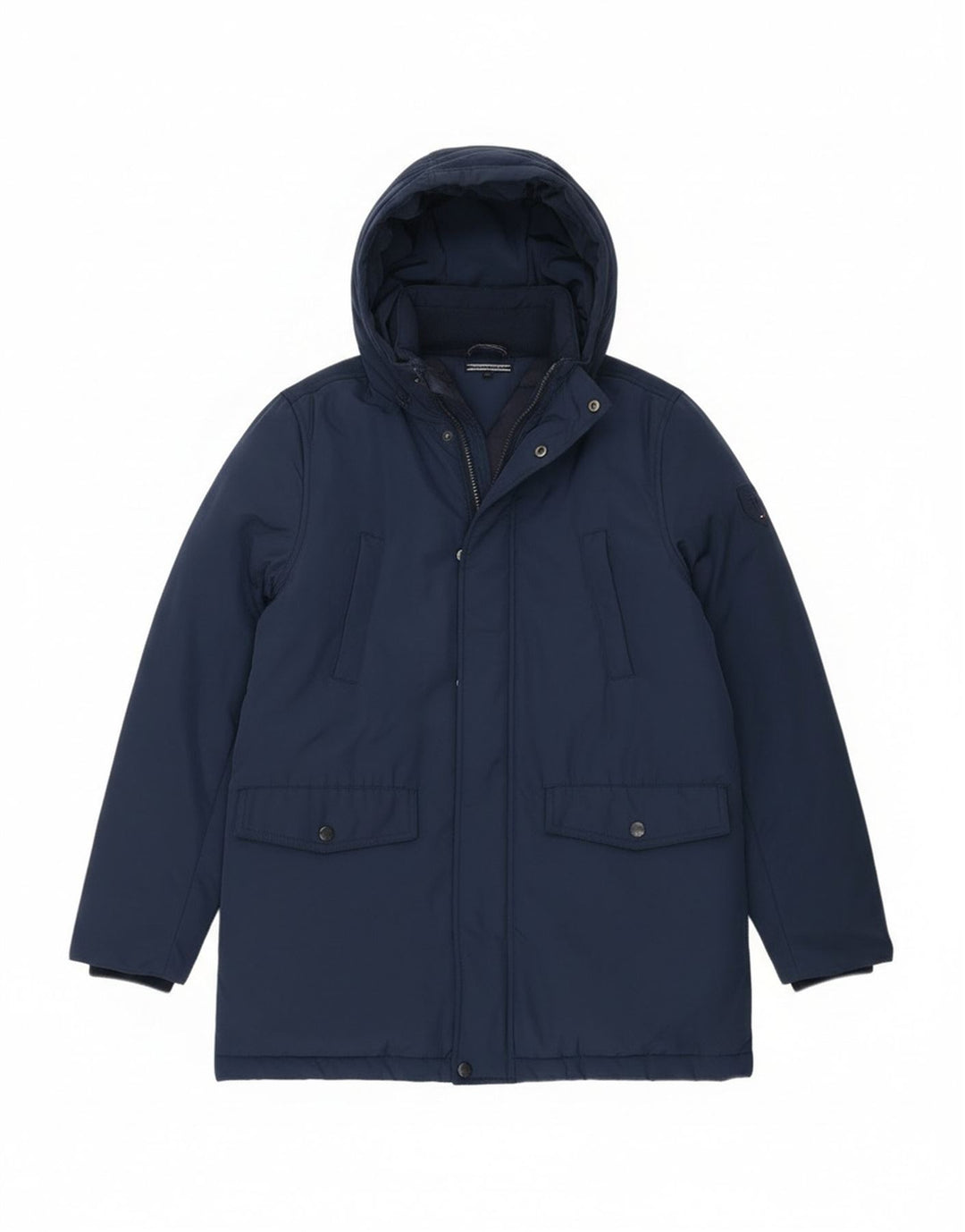 Tommy Hilfiger drenge hætte polstret frakke 13-14 år marineblå polyester