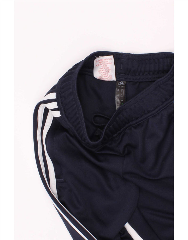 Adidas Boys Aeroready Tracksuit Bukser 7-8 år Navy Blue Polyester