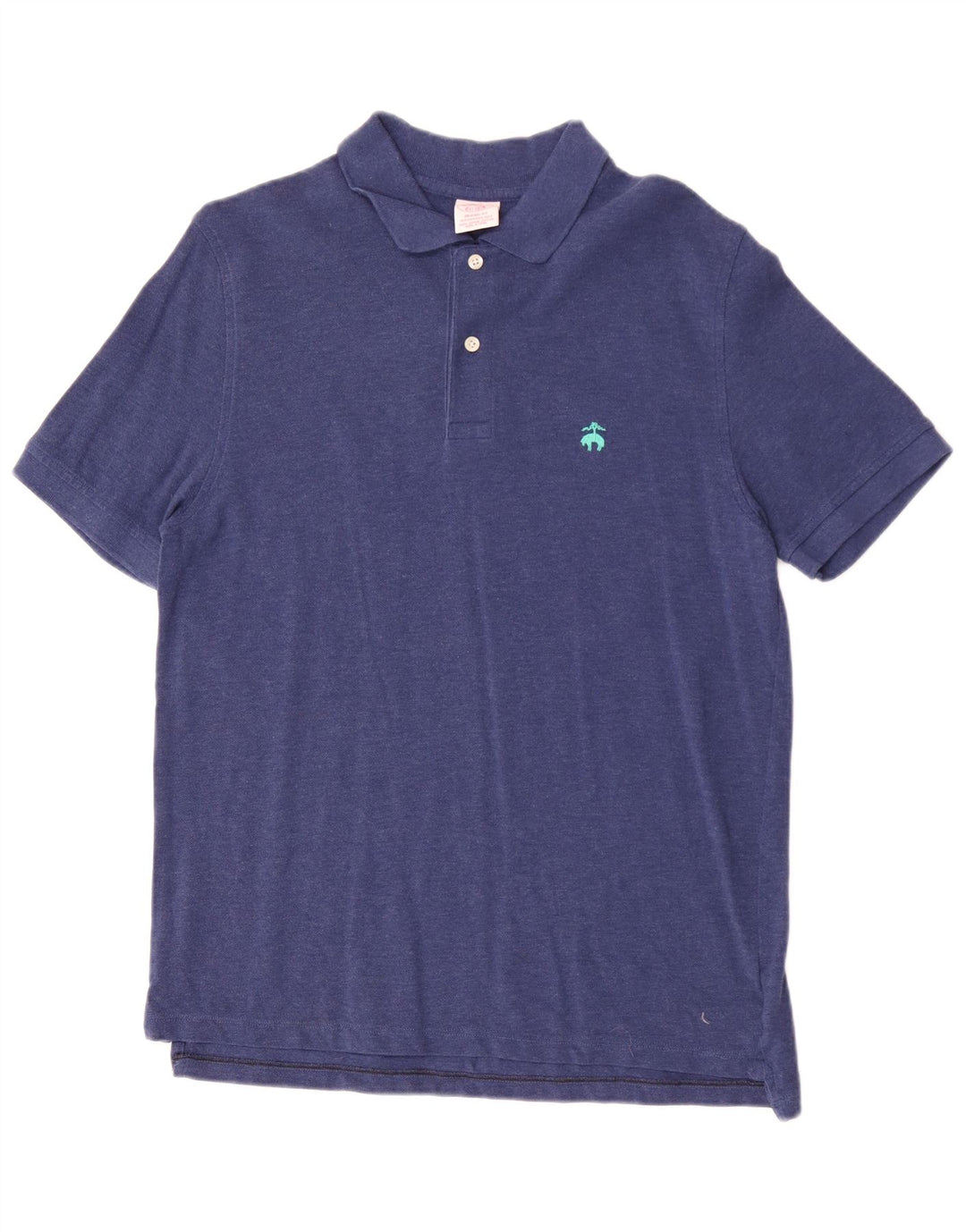 Brooks Brothers Herre Original Fit Polo Shirt Medium Blue Bomuld