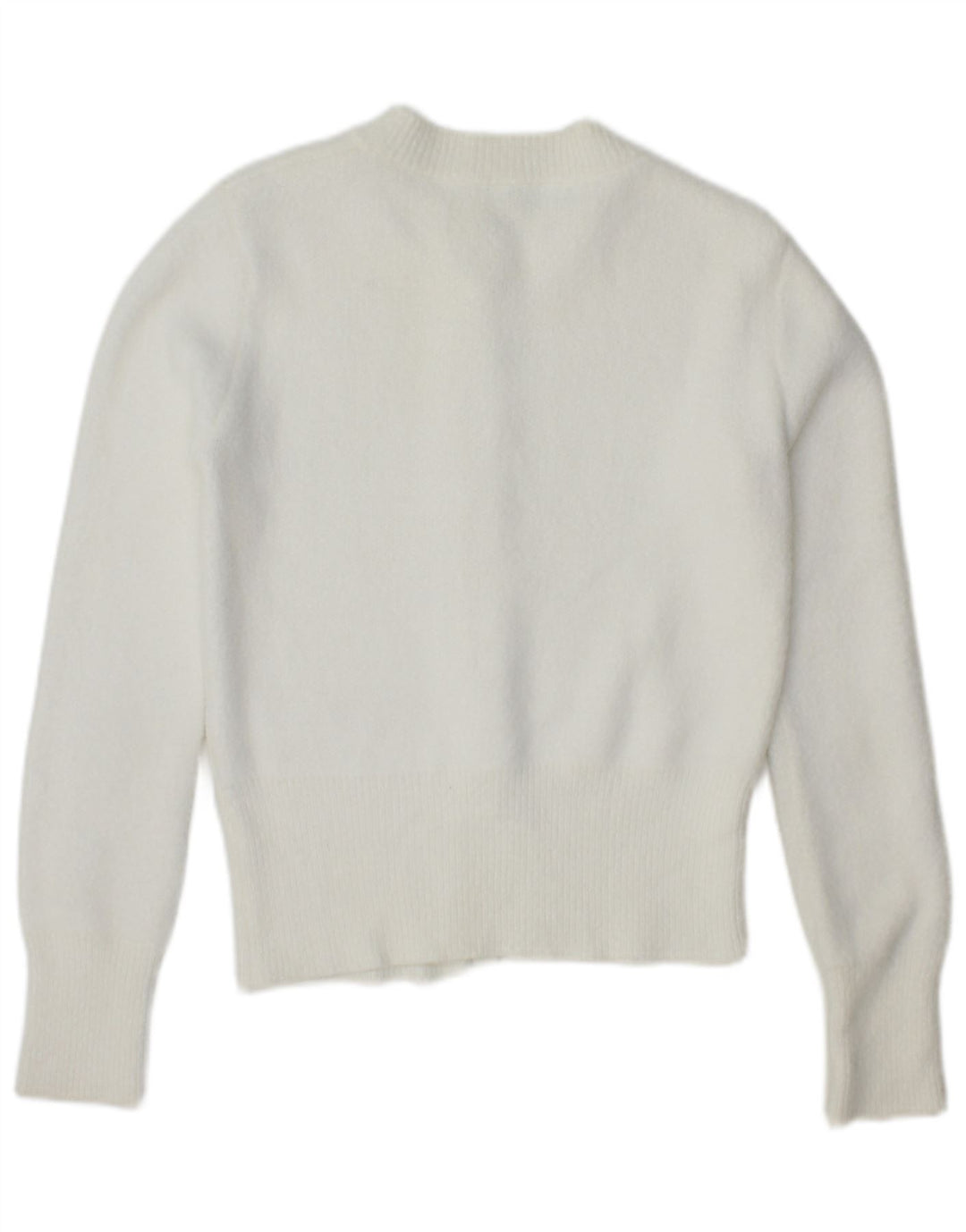 Zara Dame Cardigan Sweater UK 10 Small White