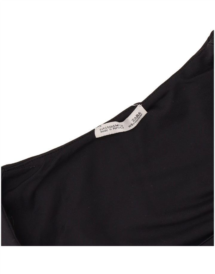 Zara Damevest Top UK 8 Lille Sort