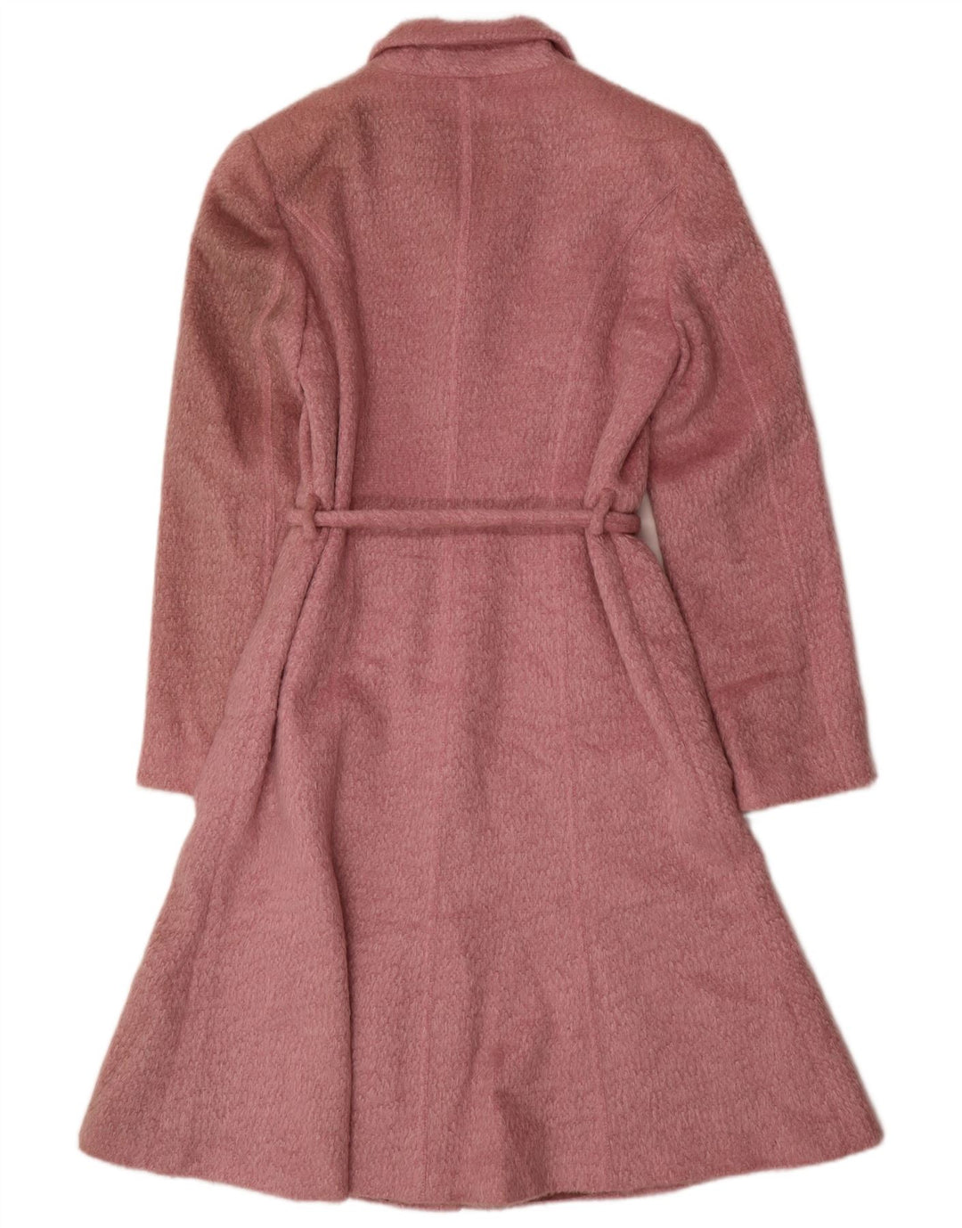 Mariella Burani Dame Overfrakke UK 14 Medium Pink Uld