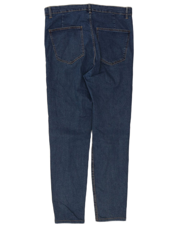 Zara Dame Slim Jeans EU 44 XL W34 L25 Blå