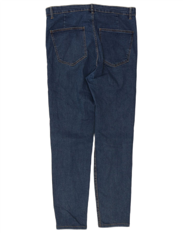 Zara Dame Slim Jeans EU 44 XL W34 L25 Blå
