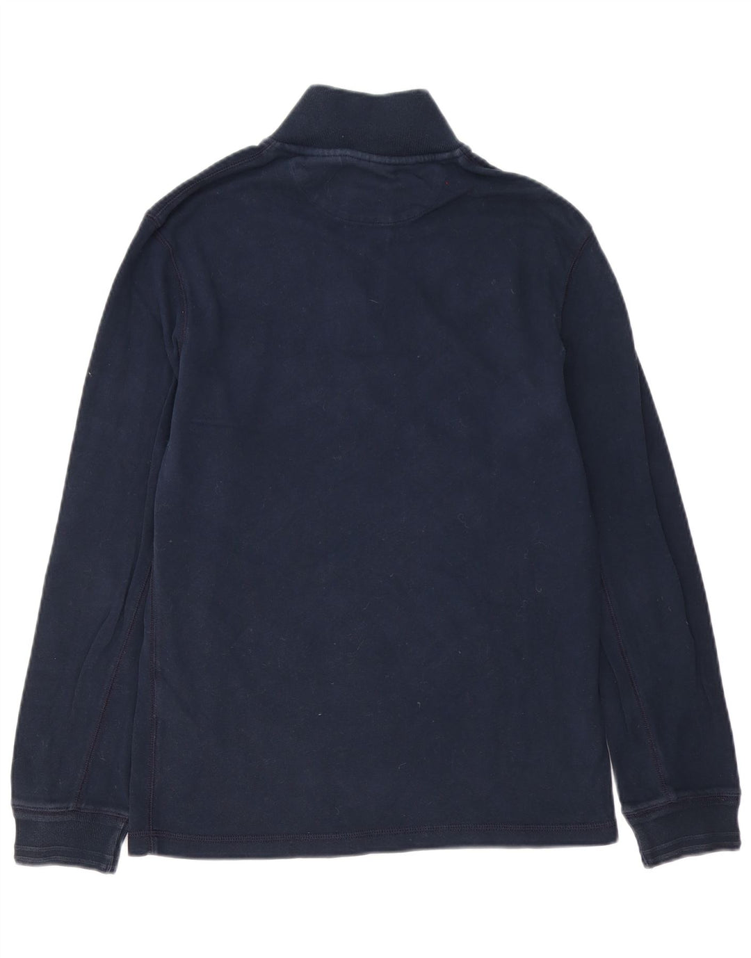 Timberland Herre Zip Neck Sweatshirt Jumper lille marineblå bomuld