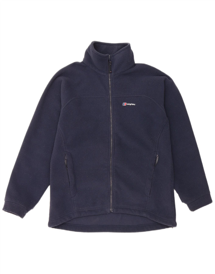 Berghaus Fleecejakke til kvinder UK 14 Stor marineblå polyester