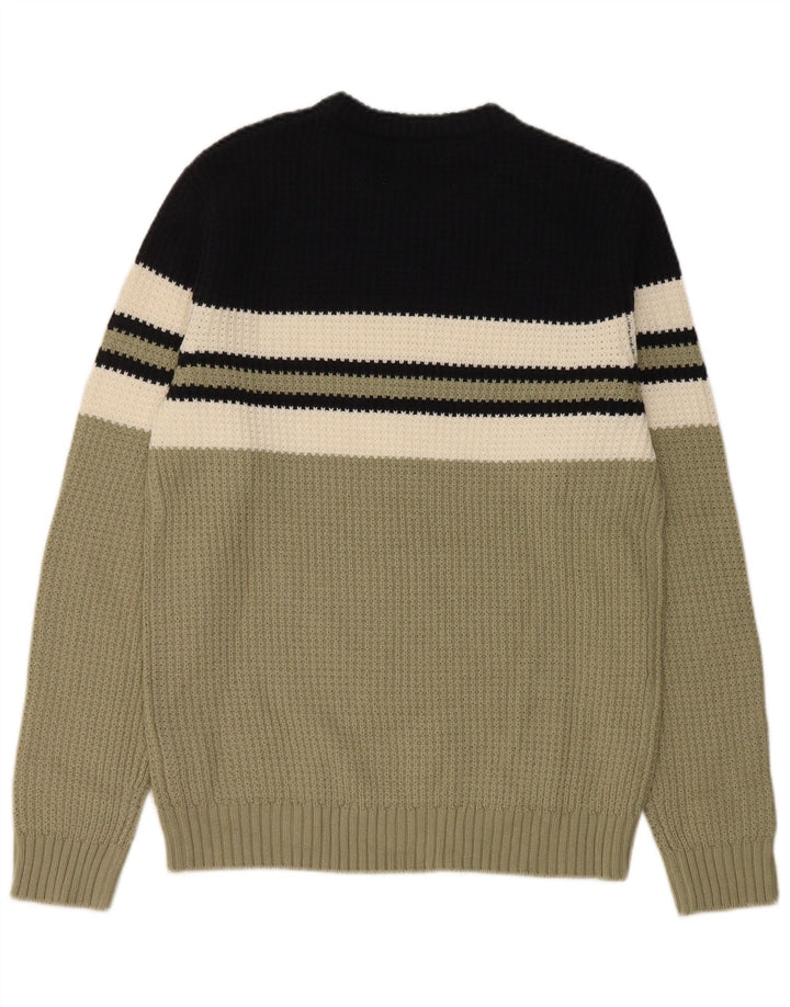 Jack & Jones Herre trøje med rund hals, medium flerfarvet farveblok