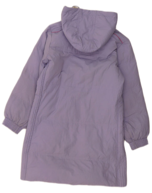 Champion Piger hættepolstret frakke 9-10 år Medium Lilla Polyester