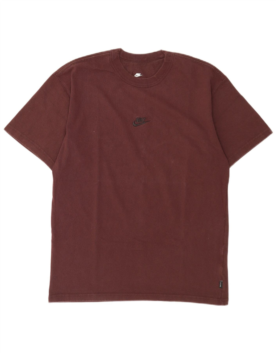 Nike Herre Loose Fit T-Shirt Top Lille Brun Bomuld