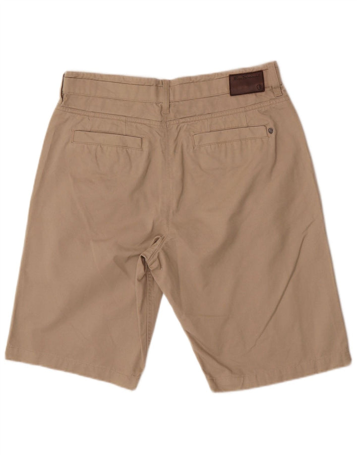 Ben Sherman Herre Chino Shorts W32 Medium Beige Bomuld
