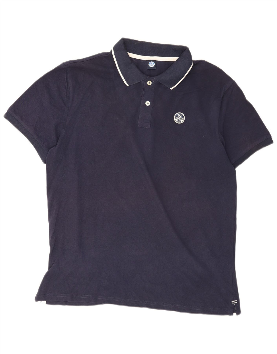 North Sails Herre poloshirt XL marineblå bomuld