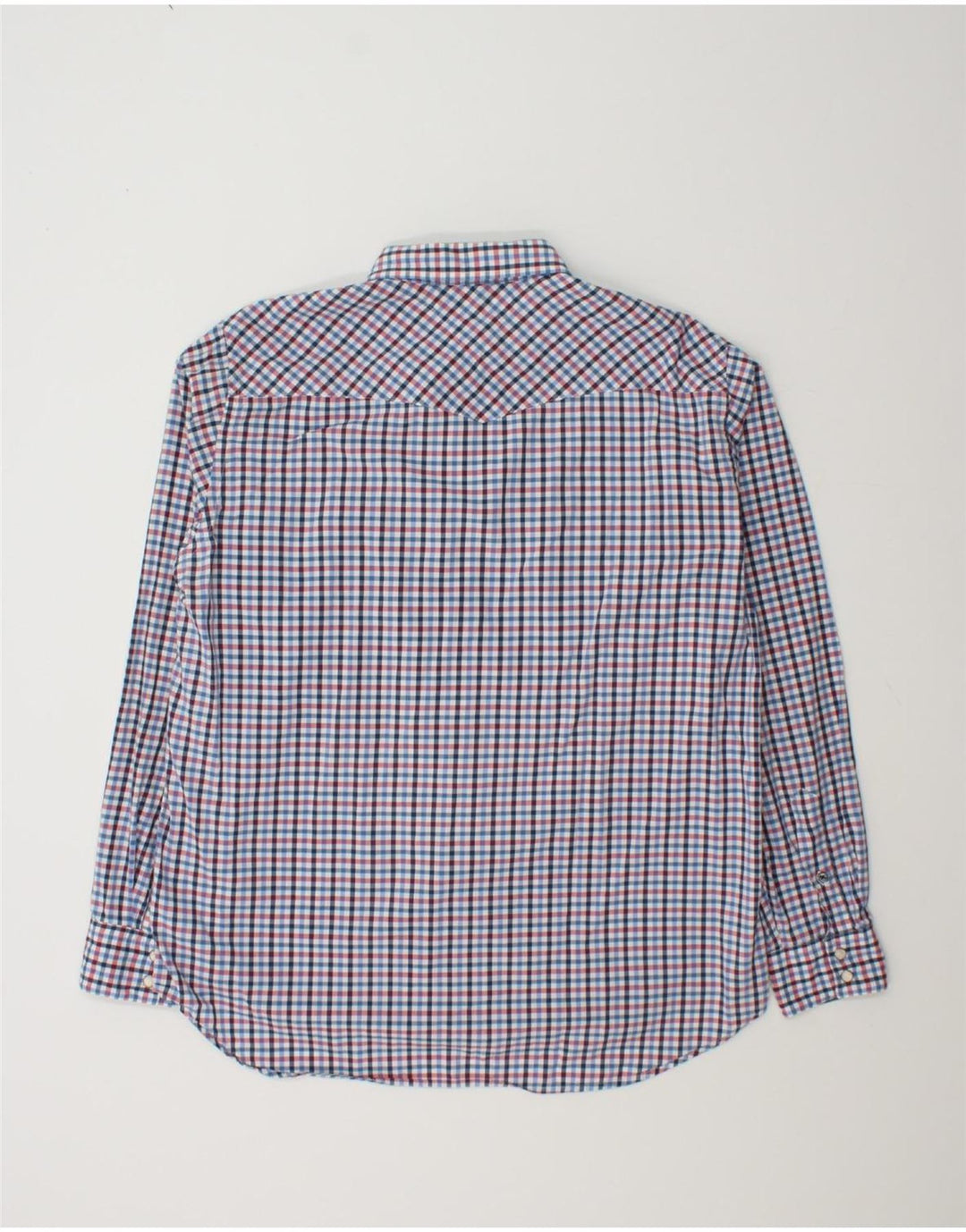 TOMMY HILFIGER Mens Shirt Large Multicoloured Check Cotton Vintage Tommy Hilfiger and Second-Hand Tommy Hilfiger from Messina Hembry 