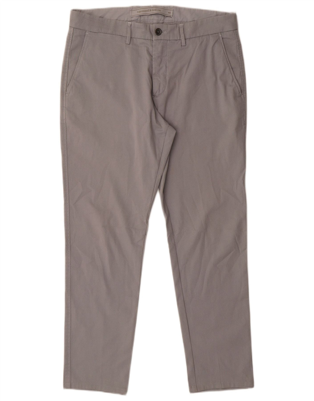Harmont & Blaine Herre Slim Chino Bukser IT 48 Medium W36 L28 Grå Bomuld