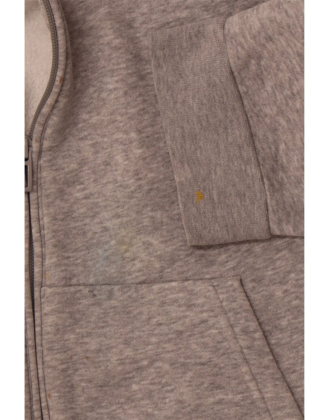 ADIDAS Mens Zip Hoodie Sweater XL Grey