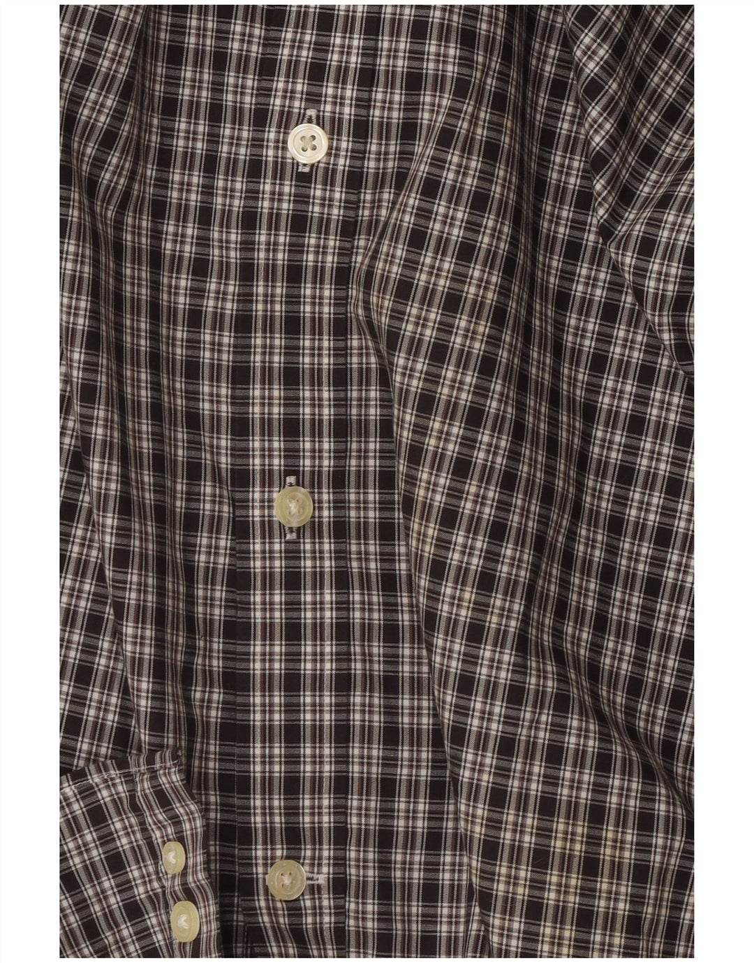 Eddie Bauer Herre Relaxed Fit skjorte 2XL sort ternet bomuld