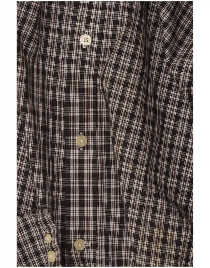 Eddie Bauer Herre Relaxed Fit skjorte 2XL sort ternet bomuld