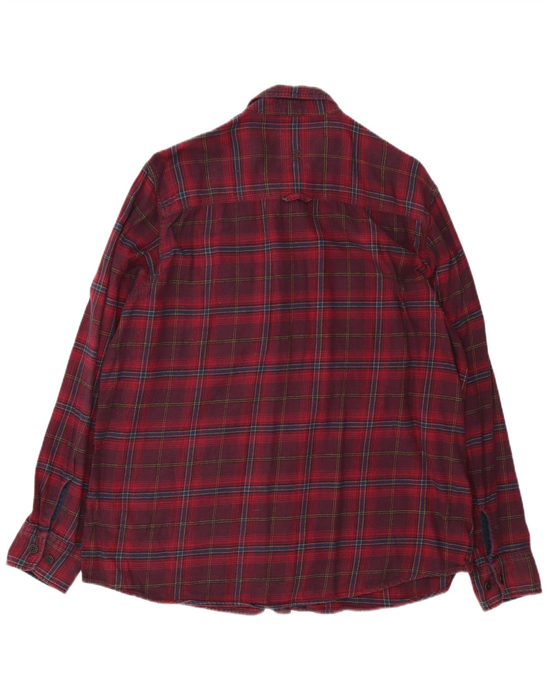 Fat Face Herre Flannel Shirt XL Bourgogne Ternet Bomuld
