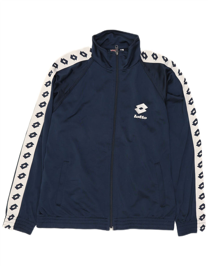 Lotto Herre træningsdragt Top jakke Lille marineblå Colourblock Polyester