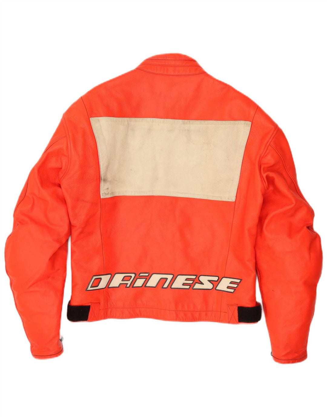 Dainese Herre grafisk læder racerjakke IT 50 Medium Orange Colourblock