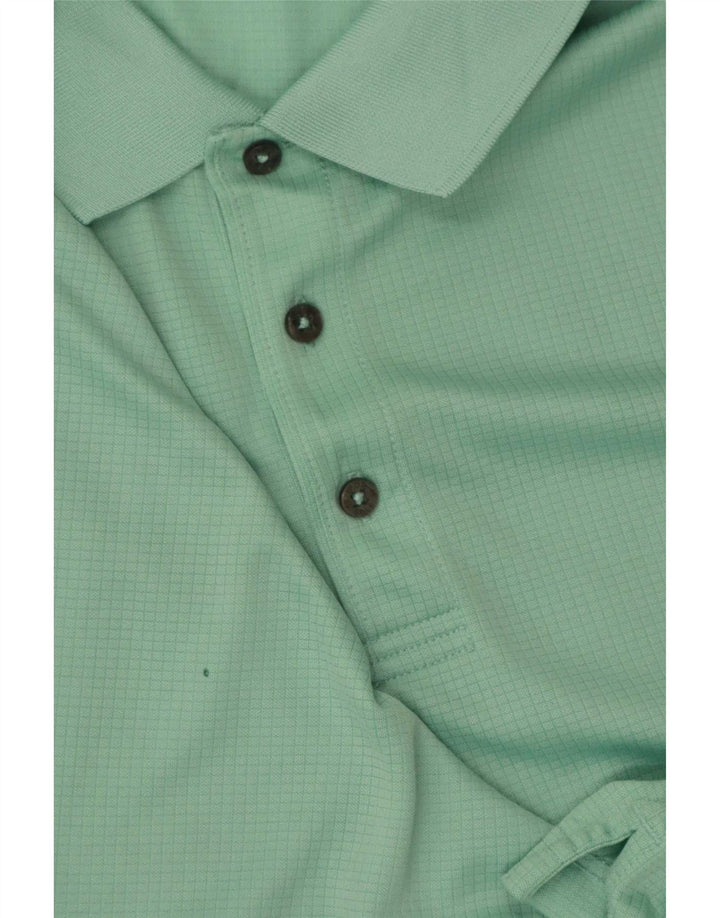 Izod Polo Shirt til mænd XL turkis polyester