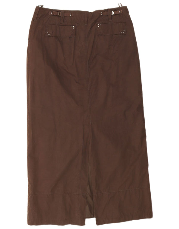 S.Oliver Dame Maxi Lige Nederdel EU 42 Large W34 Brun Bomuld