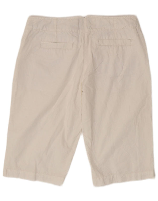Lotto Bermuda Shorts til kvinder UK 14 Medium W30 Hvid Bomuld
