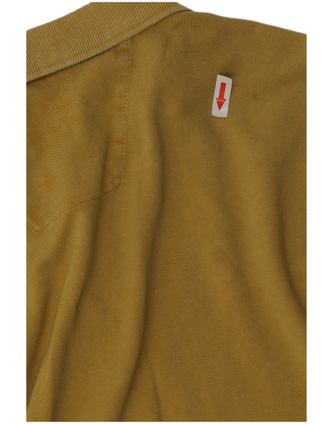 Camel Active Herre Raw Dyed Polo Shirt Stor gul bomuld