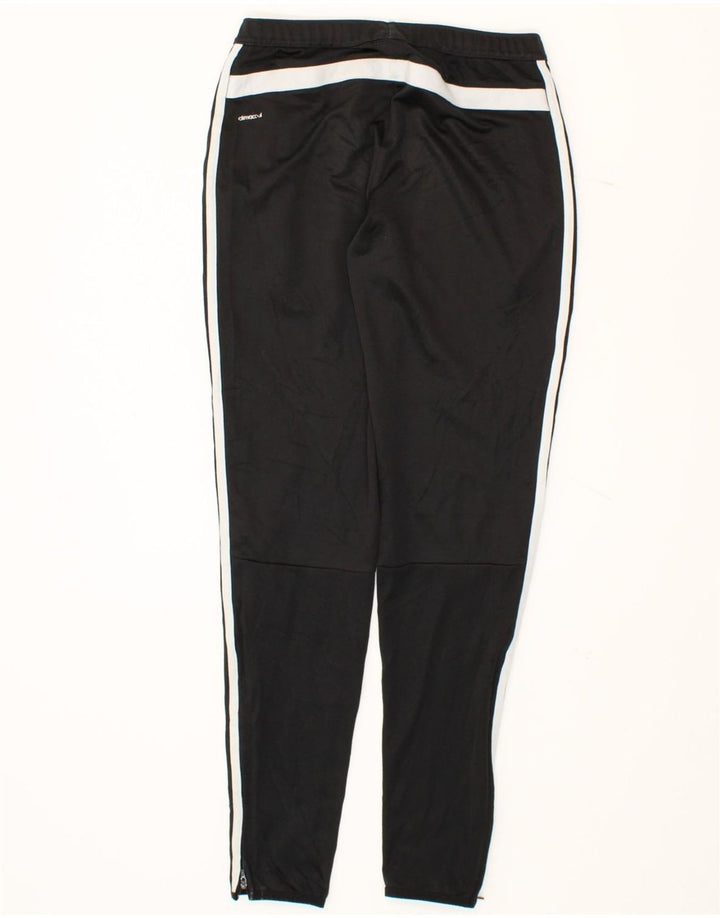 ADIDAS Womens Climacool Tracksuit Trousers UK 8/10 Small  Black Polyester Vintage Adidas and Second-Hand Adidas from Messina Hembry 