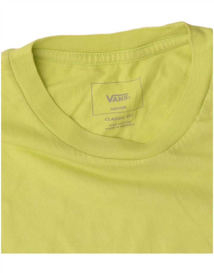 Vans Herre Classic Fit T-Shirt Top Medium Grøn Bomuld