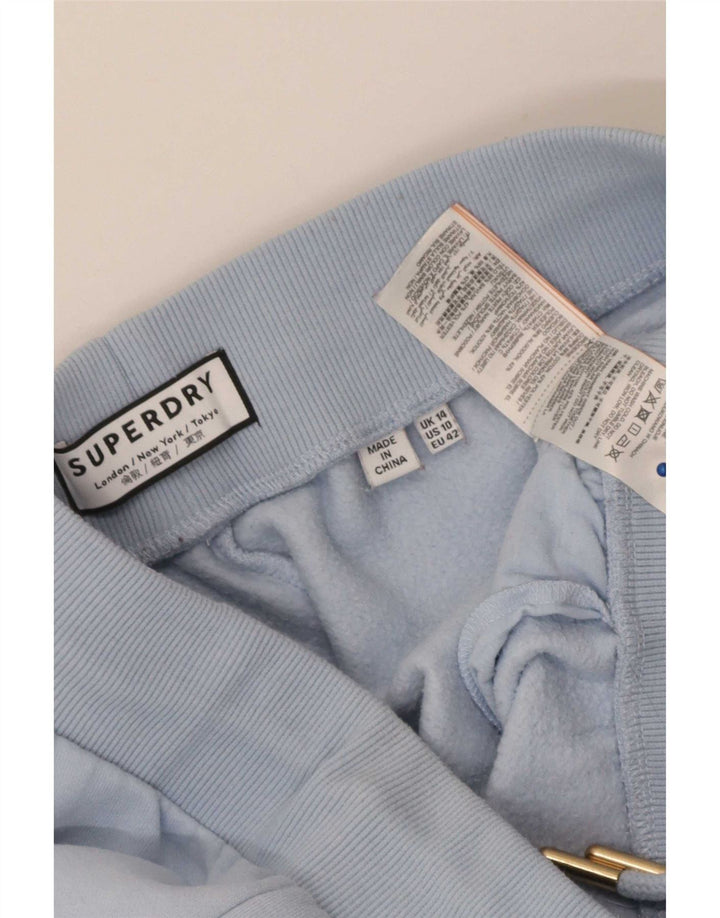 Superdry træningsdragt til kvinder Joggers UK 14 Medium Blue Cotton