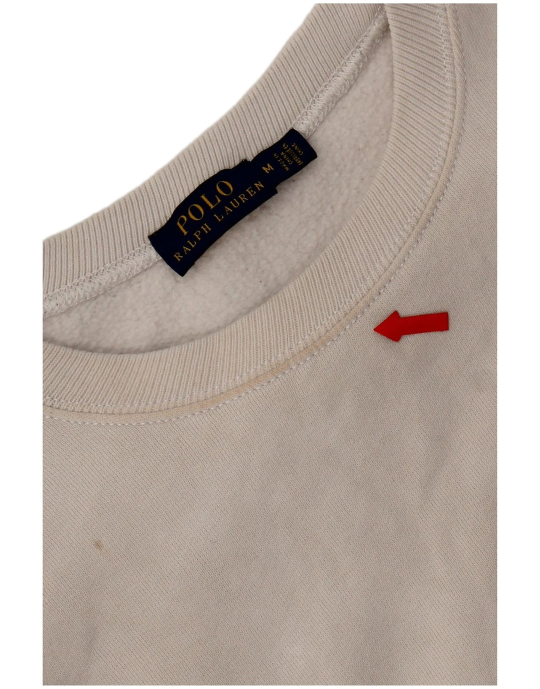Polo Ralph Lauren Dame Grafisk Sweatshirt Jumper UK 14 Medium Grey