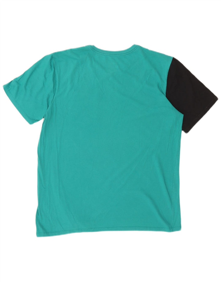 Nike Herre Dri Fit T-shirt Top Stor turkis farveblok