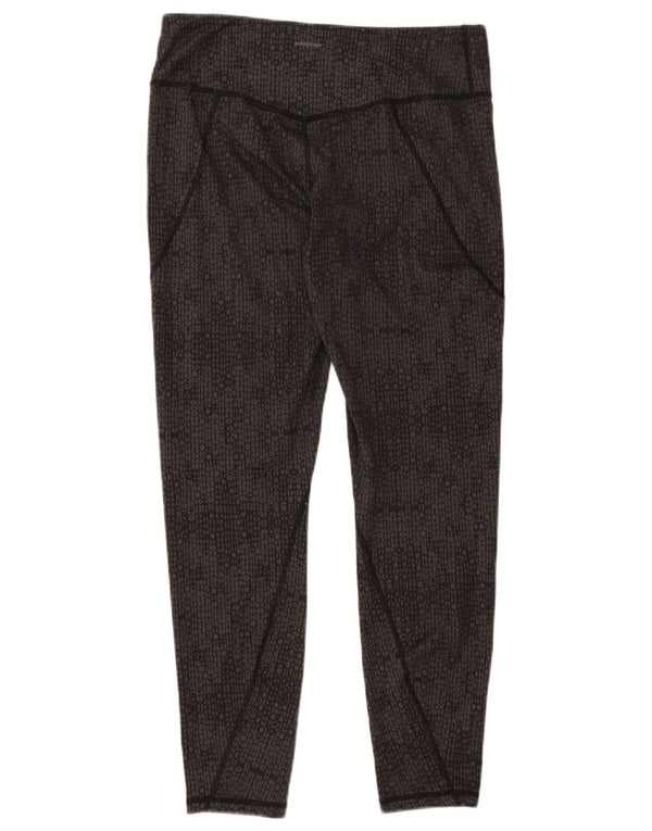 Patagonia Dame Leggings UK 14 Stor Grå Geometrisk Polyester